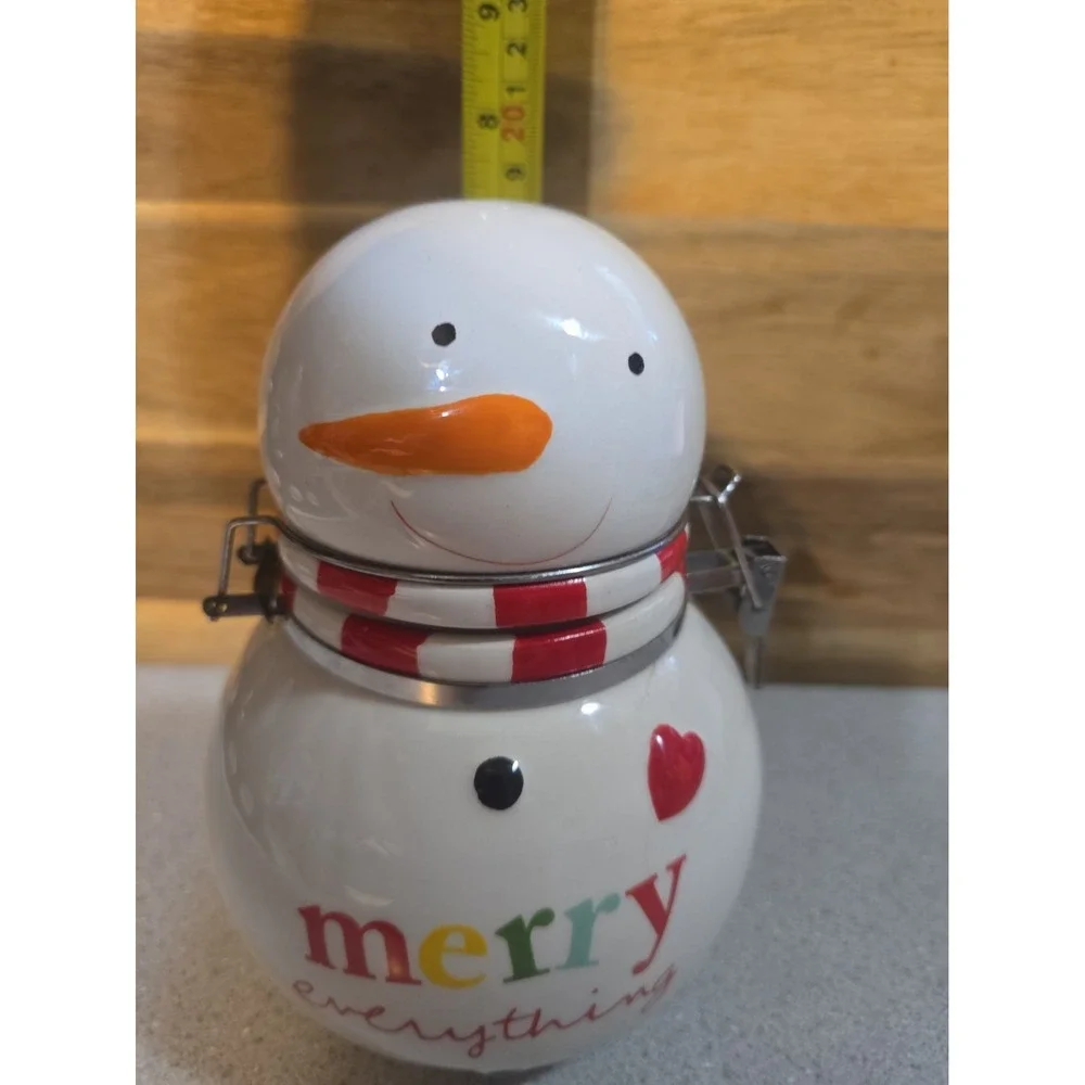 BW Boston Warehouse Christmas Snowman Wish 7.5
